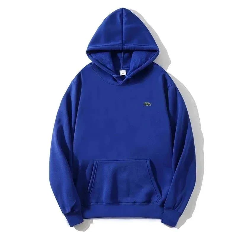 Lacoste Hooded Sweatshirt Solid Purple — 14