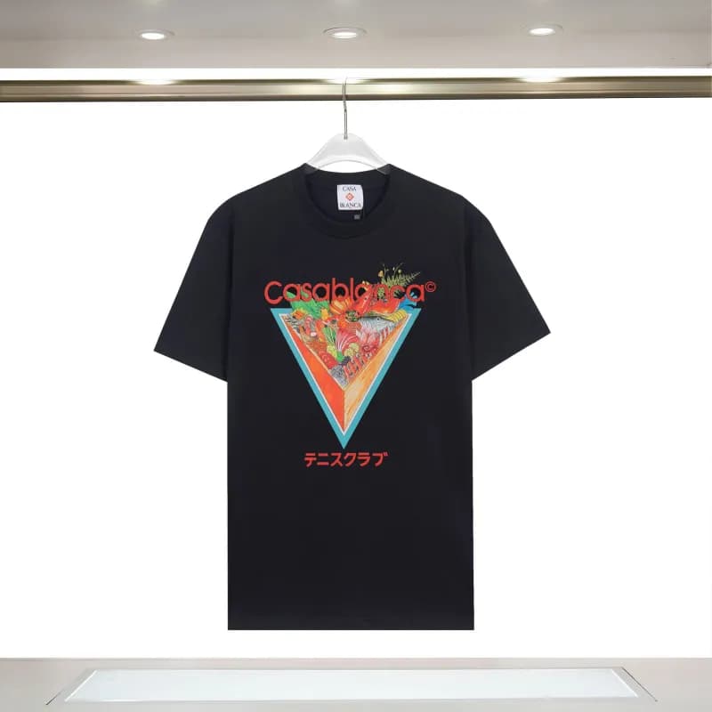 Aimé Leon Dore Casablanca Graphic Tee Casablanca Jet Print — 919 black