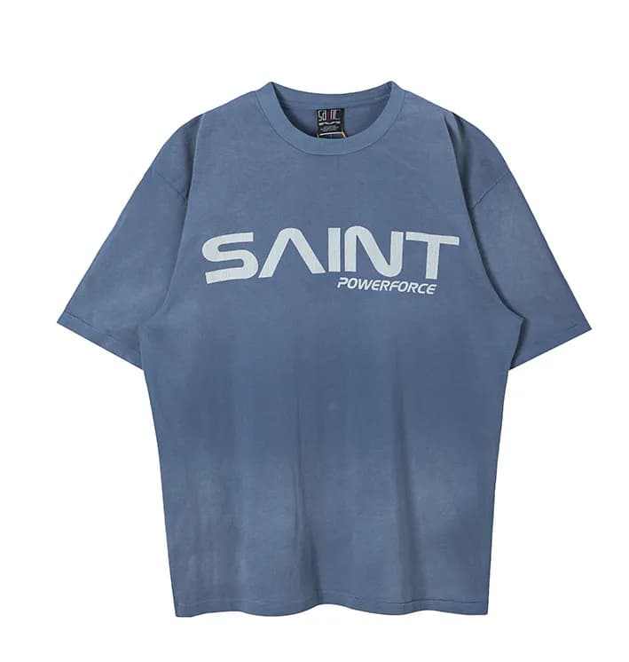 Saint Laurent Graphic T-Shirt Hate Saint Print — ST386
