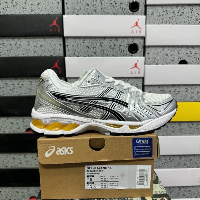 Asics GEL-KAYANO 14 White/Fawn