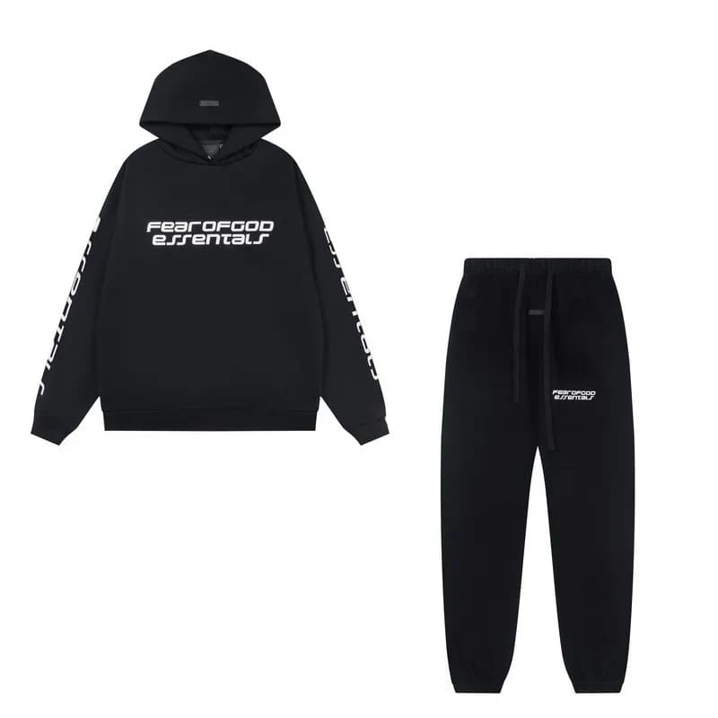 Hoodie and Joggers Set Fear of God Essentials Logo