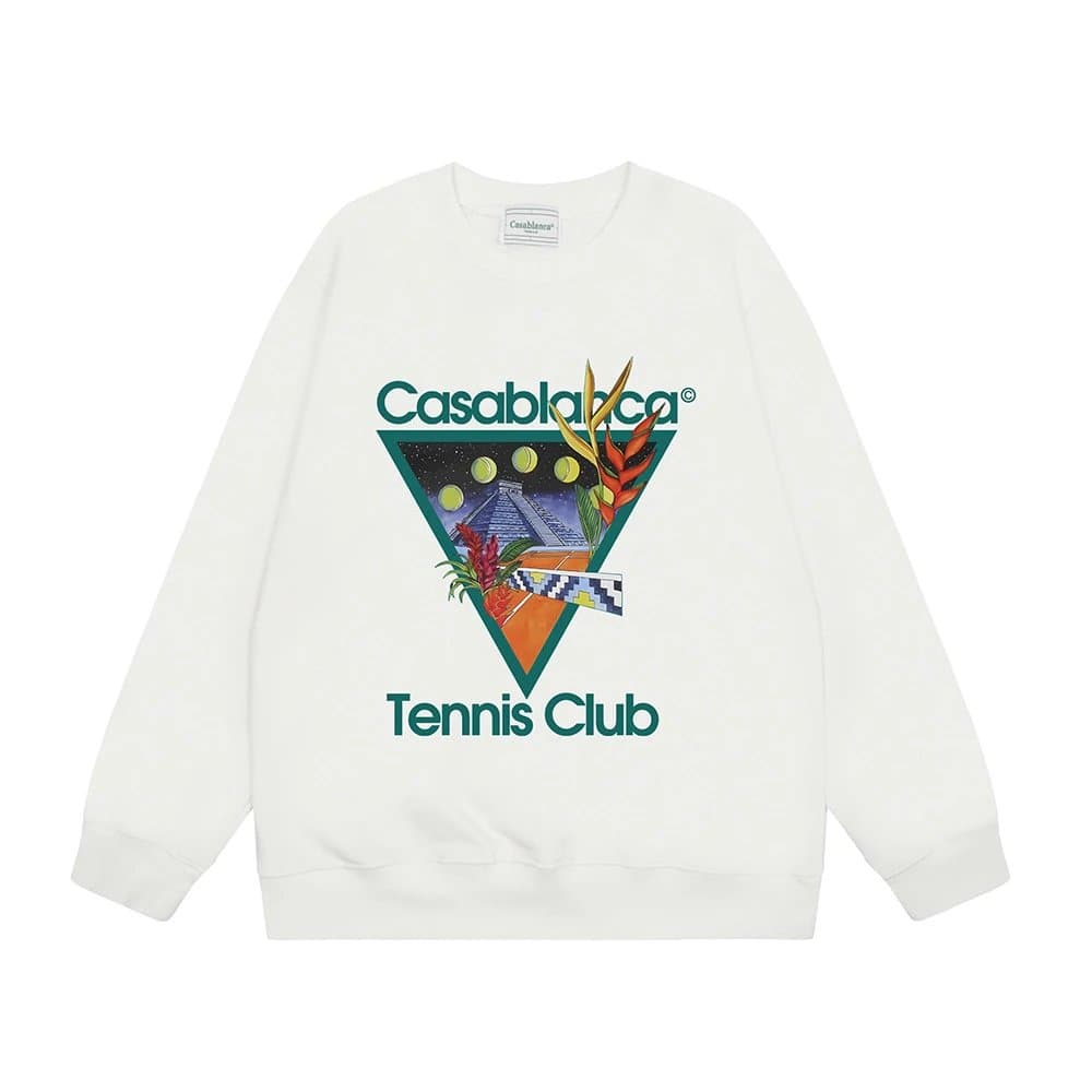 Casablanca Casa Blanca Sweatshirt Tennis Graphic — 042白色