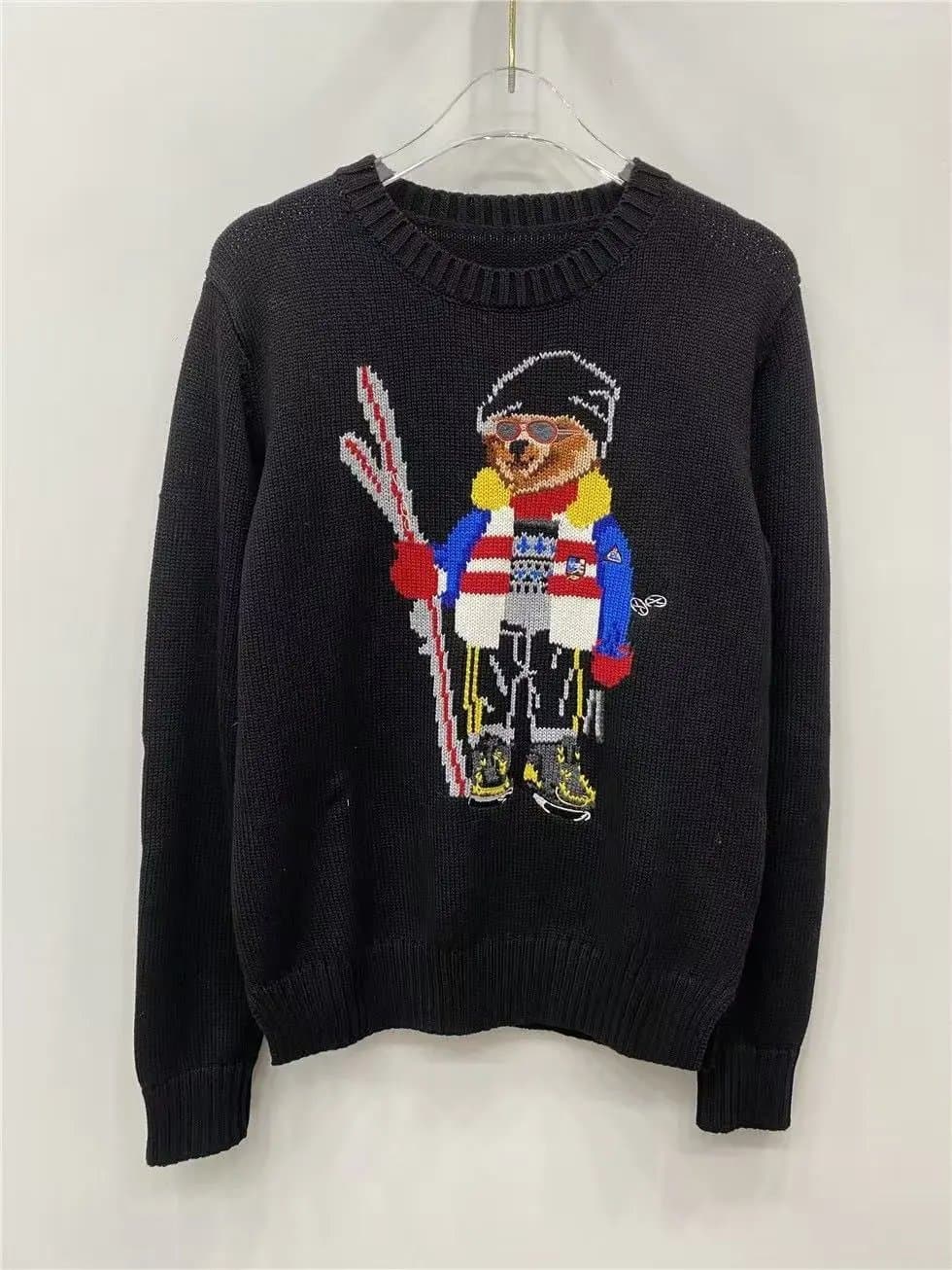 Polo Ralph Lauren Polo Bear Sweater Pink Bear Embroidery — 8