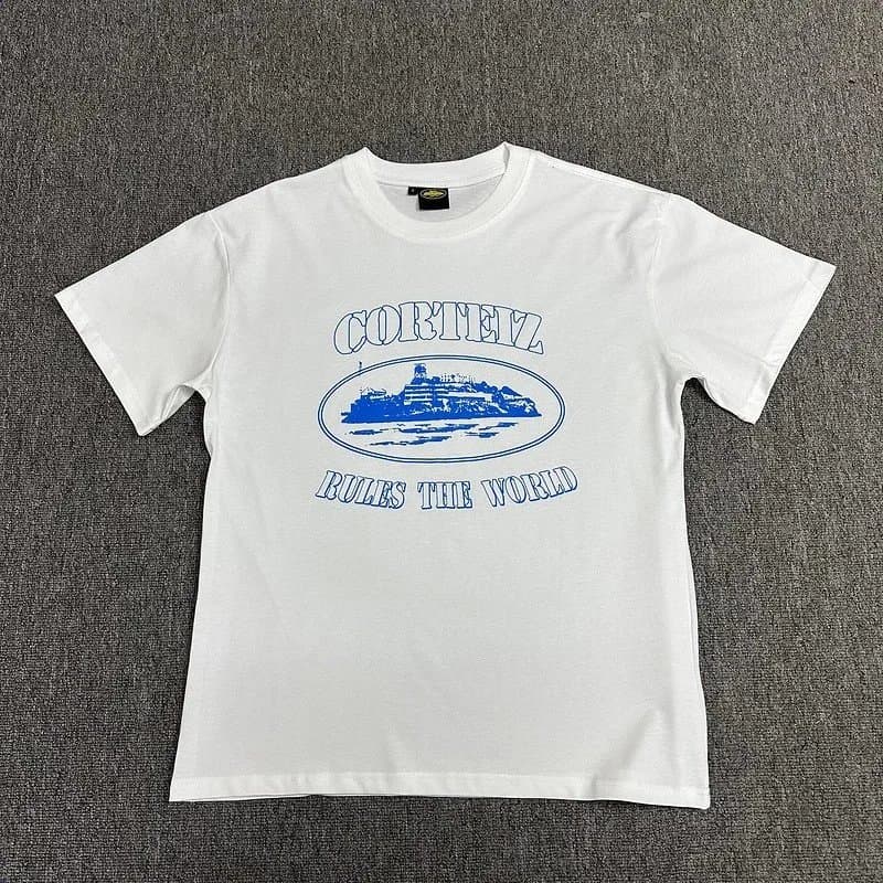 Corteiz Tee Script Logo — 3103深蓝
