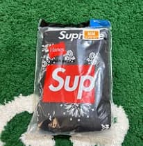 Boxer Briefs Supreme Logo — Banana Black 2Pacs Cashew Flower Black 2 Pack