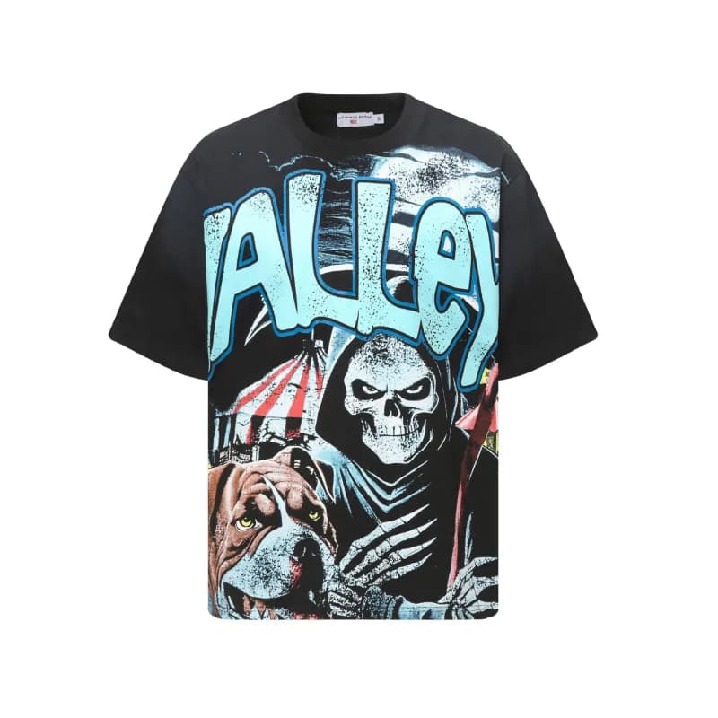 Saint Laurent Graphic T-Shirt Wesley Dreams Print — Z97