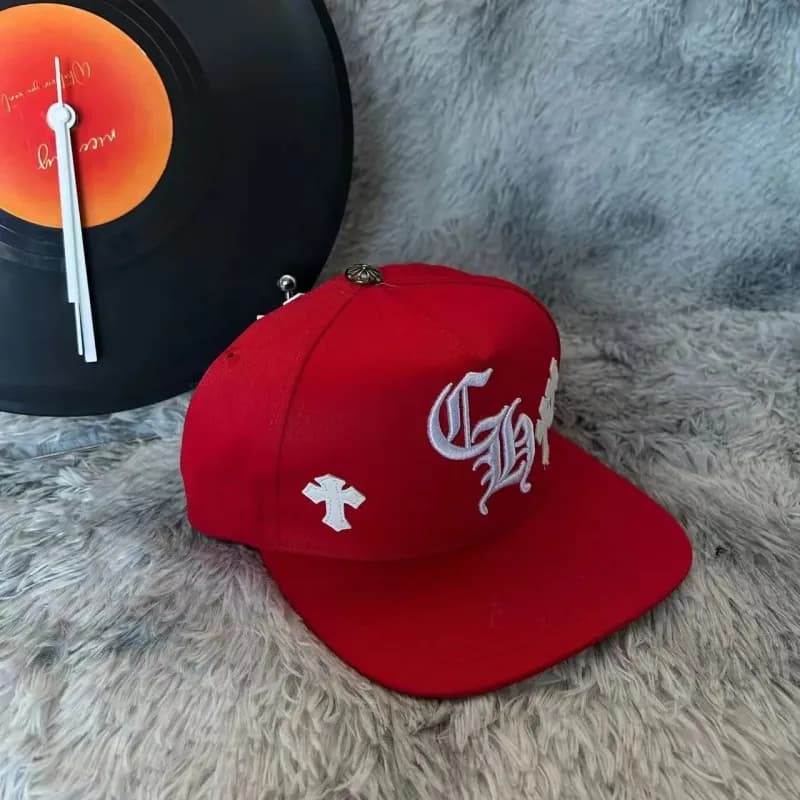 Chrome Hearts Snapback Cap Cross Logo Embroidery