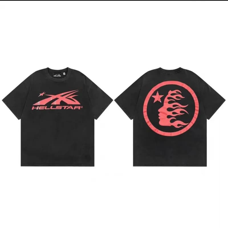 Hellstar Graphic Tee Alien Attack — 【280克优质】款式五三（黑色）