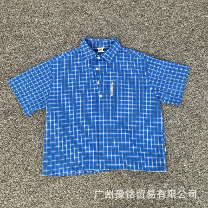 Off-White Polo Shirt Grid Check