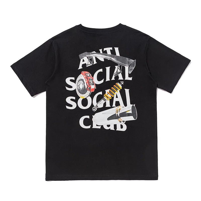 Anti Social Social Club Graphic Tee Auto Parts Print