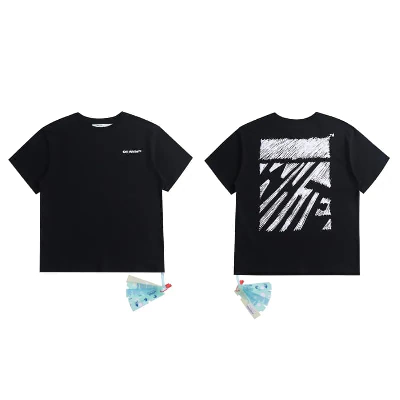 Off-White Arrow Logo T-Shirt Ice Blue Arrow — 2086 black