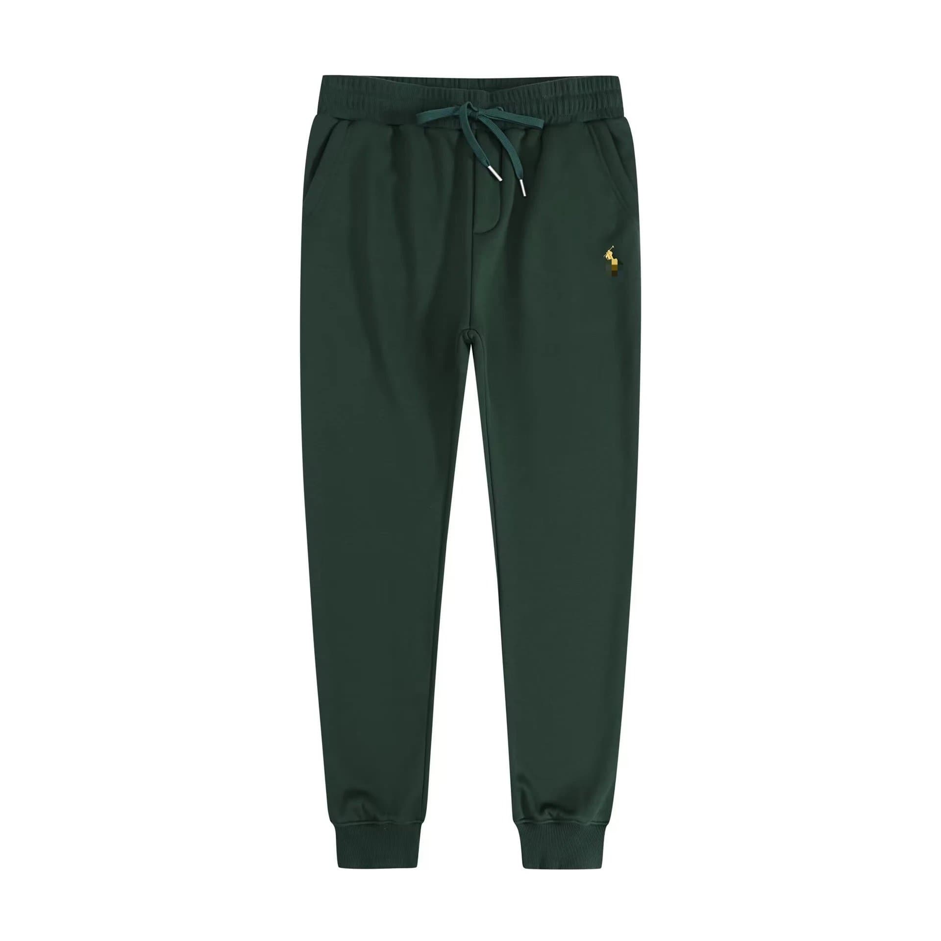 Polo Ralph Lauren Classic Fit Joggers Solid Red — 墨绿裤子-金标
