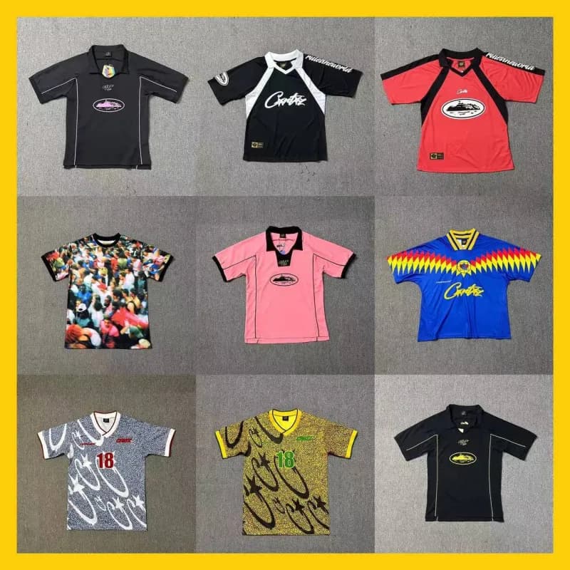 Sp5der Short-Sleeve Tee Embroidered Logo — 713 黑粉