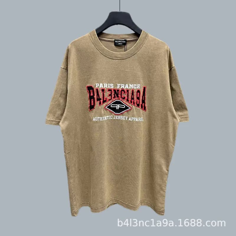 Balenciaga Jersey T-Shirt Paris France Logo