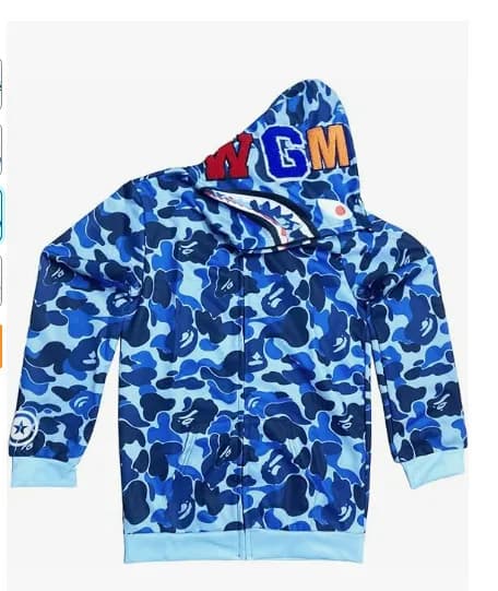 BAPE Full-Zip Hoodie Camouflage