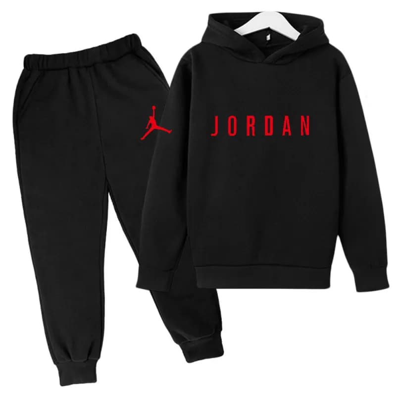 Nike Hoodie and Joggers Set Swoosh Graphic — A1