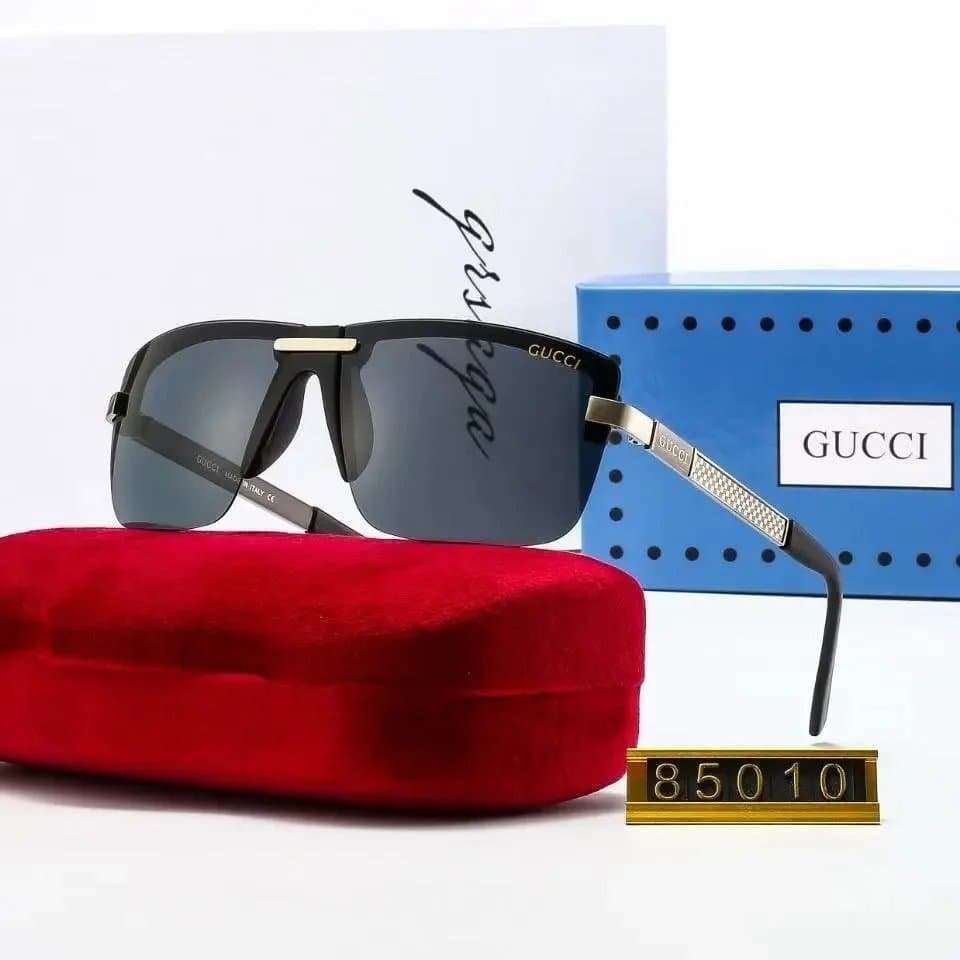 Gucci Sunglasses Metal-Accent Shield