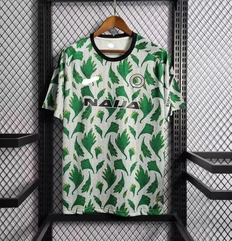 Supreme Leaf Print Tee Naija Graphic