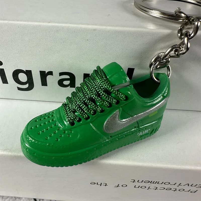 Nike Air Force 1 Low Mini Keychain — 17.af1ow green