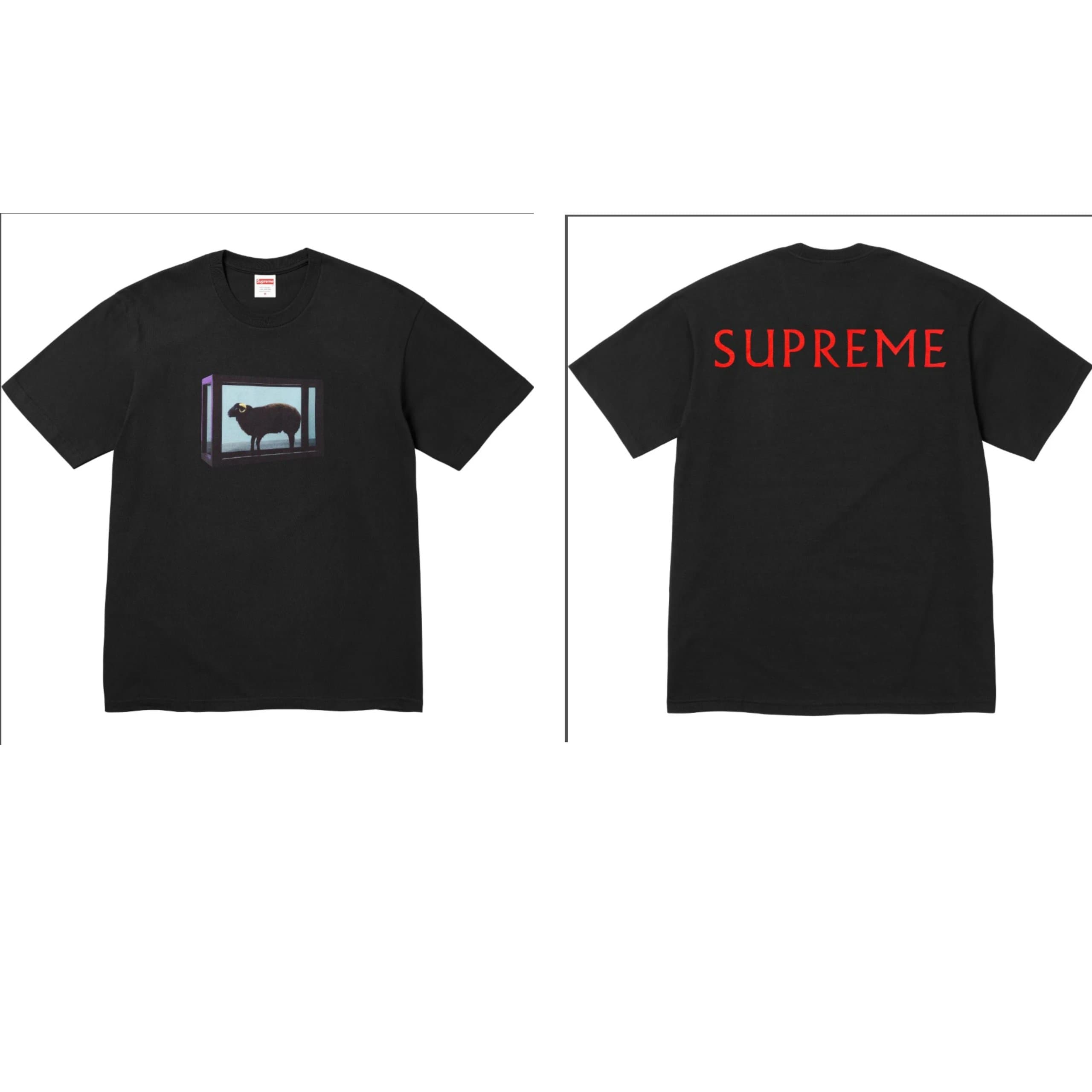 Supreme Sheep Box Tee Black