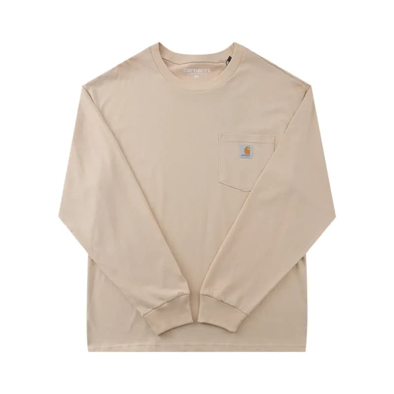 Long Sleeve Pocket Tee Carhartt WIP Logo Patch