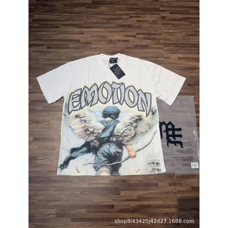 Anti Social Social Club Graphic Tee Alien Print — 8100米白色