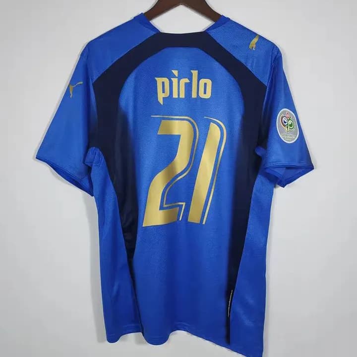 Puma Italy 2006 World Cup Home Jersey Pirlo #21