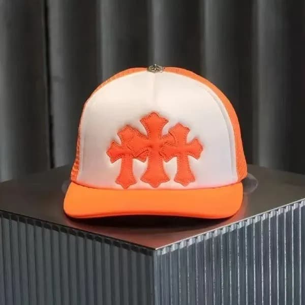 Chrome Hearts Trucker Hat Triple Cross