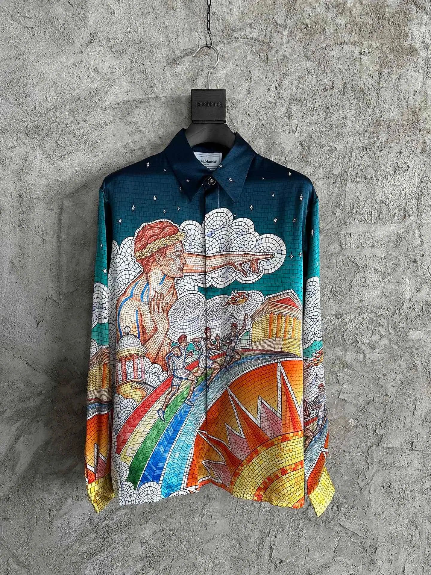 Casablanca Mosaic Print Shirt Classical Mosaic