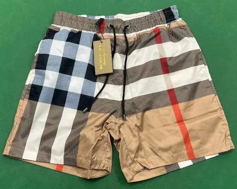 Burberry Check Print Swim Shorts Classic Check & Stripe