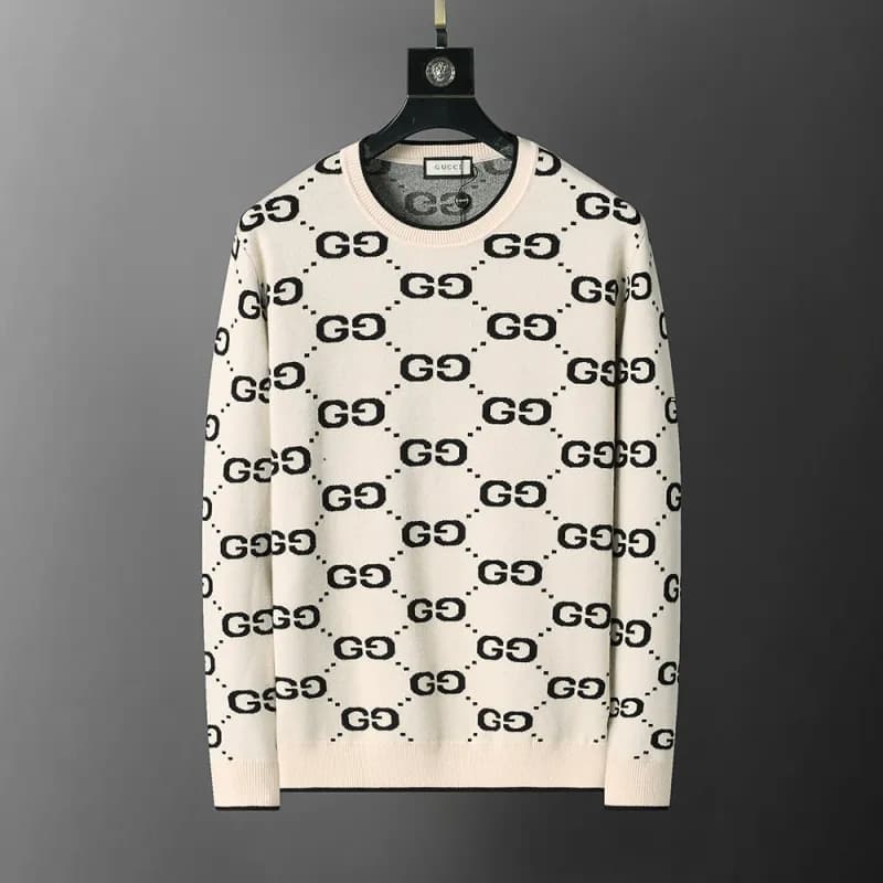 Givenchy Logo Knit Sweater Stripe Logo — 3114 apricot