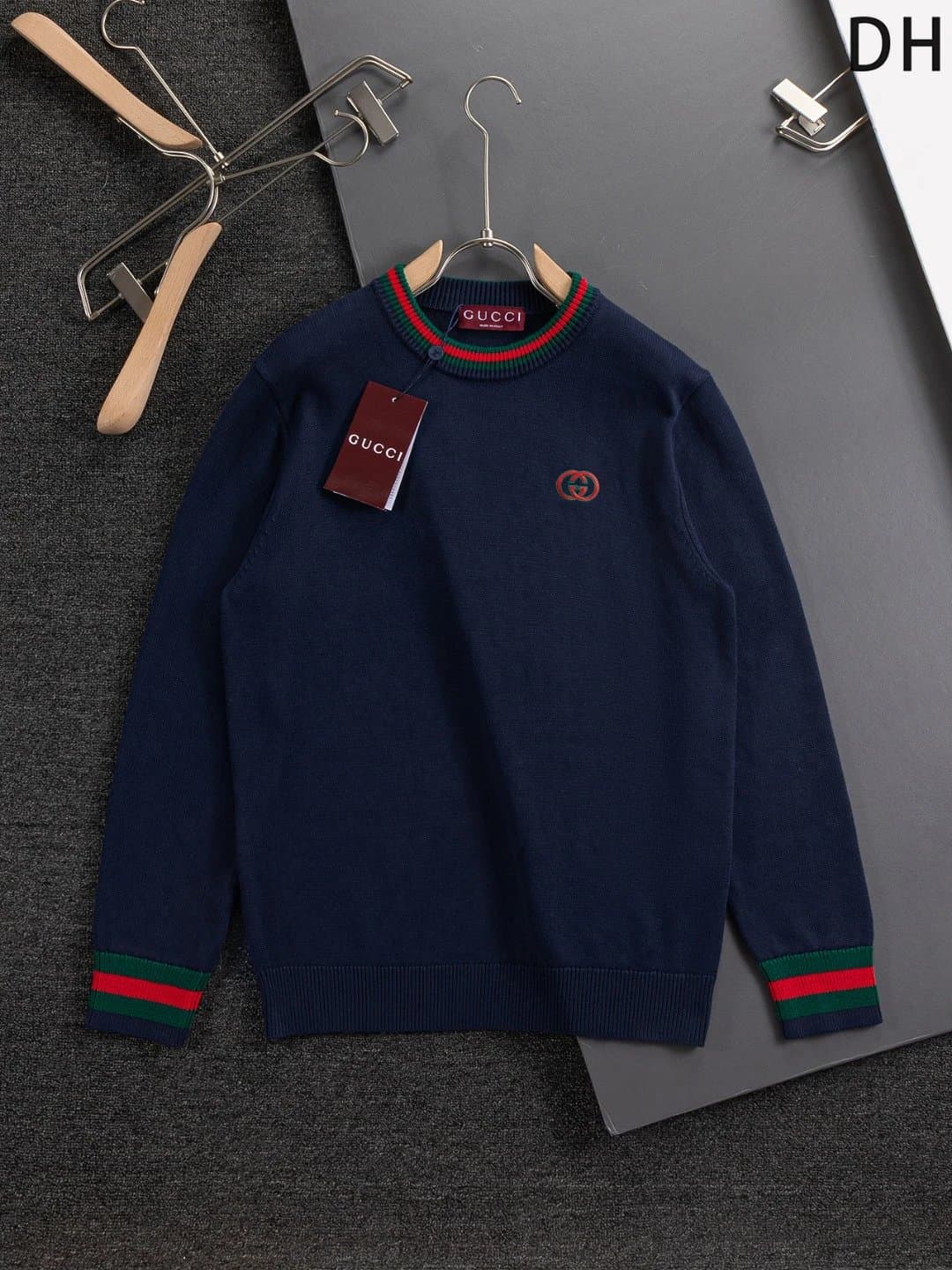 Gucci Knit Sweater Web Trim