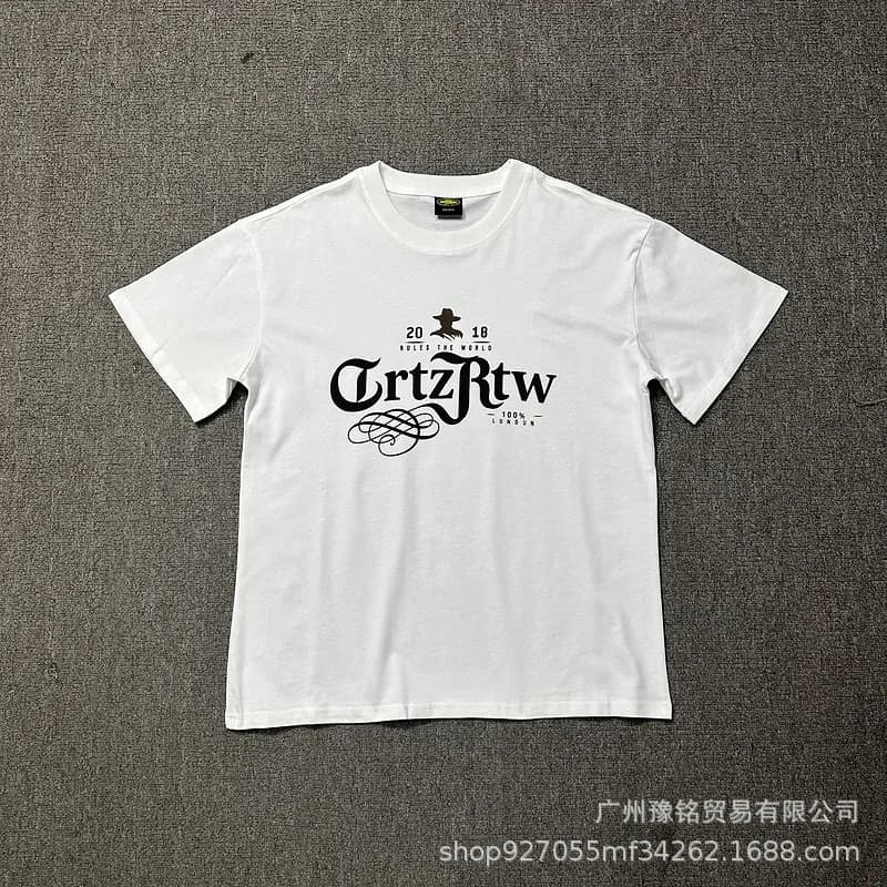 Graphic Tee Corteiz Script Logo — Style 64