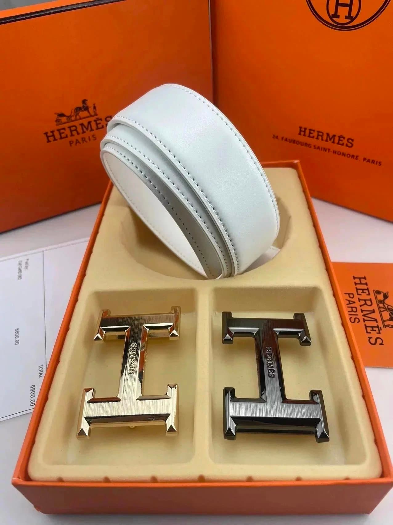 Hermès H Belt Interchangeable Buckles — 18