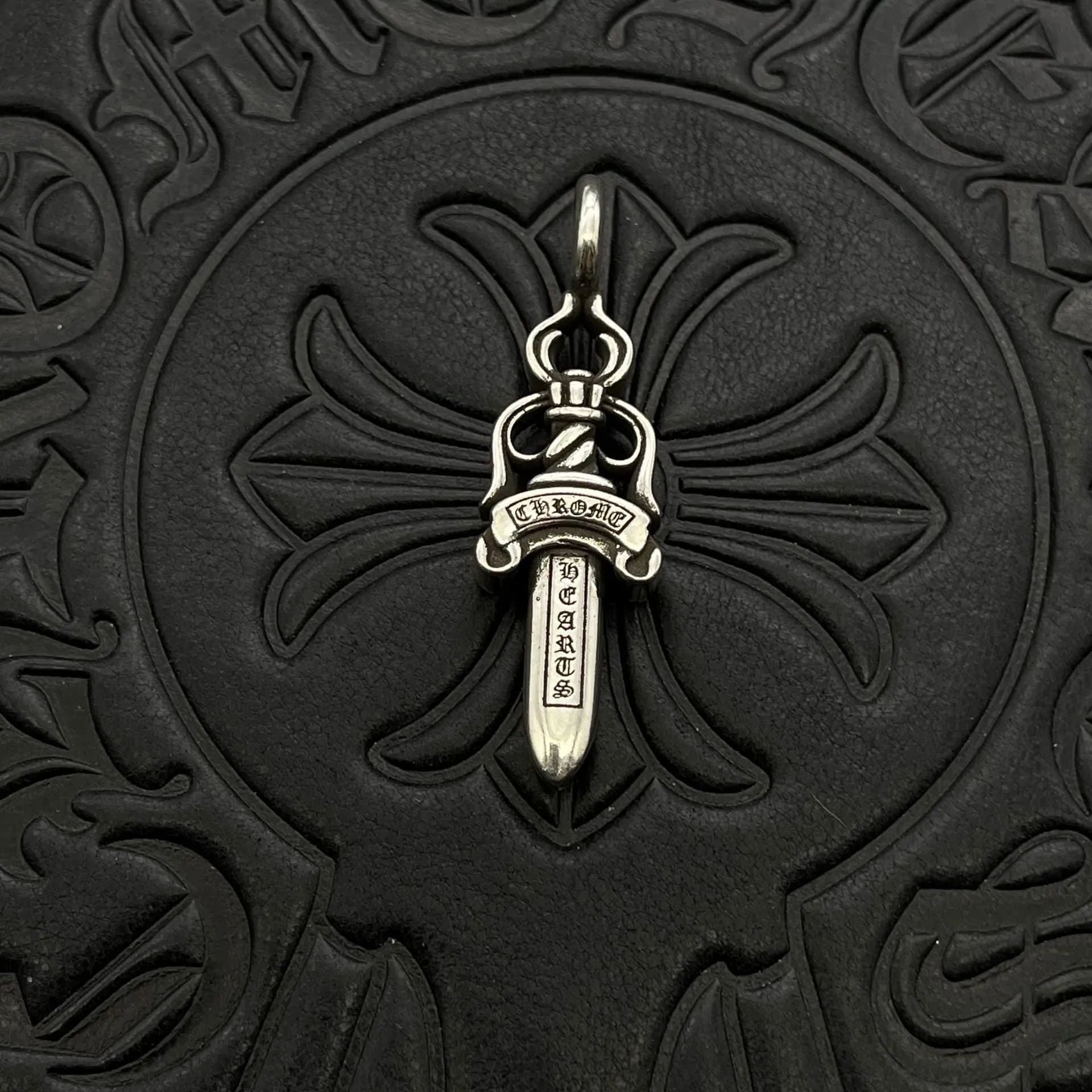 Dagger Pendant Chrome Hearts Logo