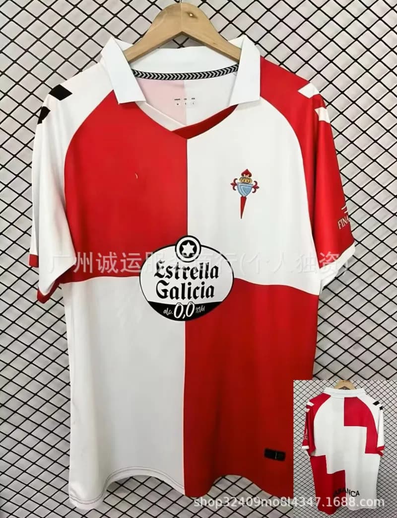 Soccer Jersey Estrella Galicia Sponsor