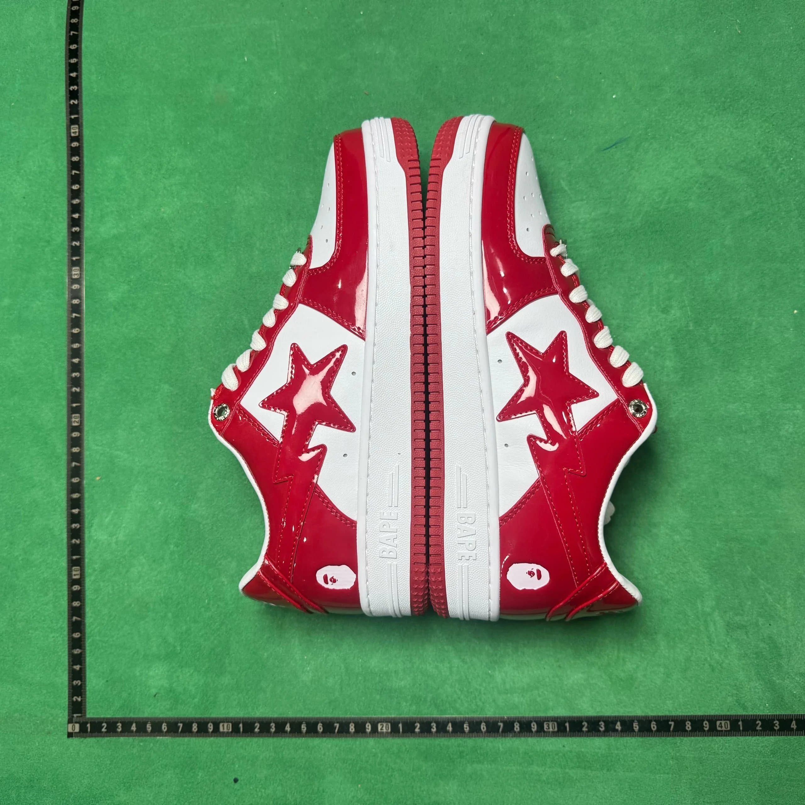 BAPE Star Low White Grey — 11号红白291 021