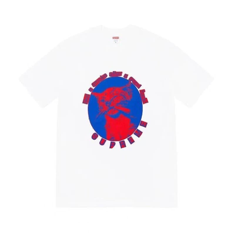 Supreme Box Logo Tee Black Logo — B349 小猫 白色