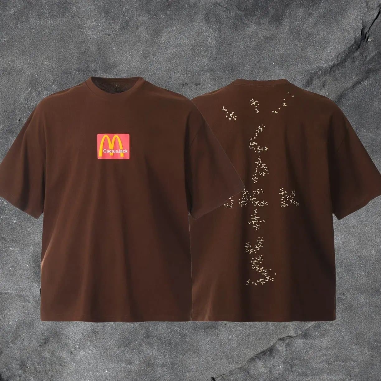 Travis Scott × Off-White T-Shirt Highest — 棕色M记联名 LS515