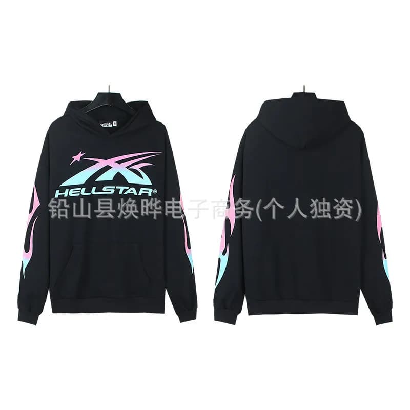 Hellstar Hooded Sweatshirt Skull Graphic Distressed — 优质布◆地狱之星27