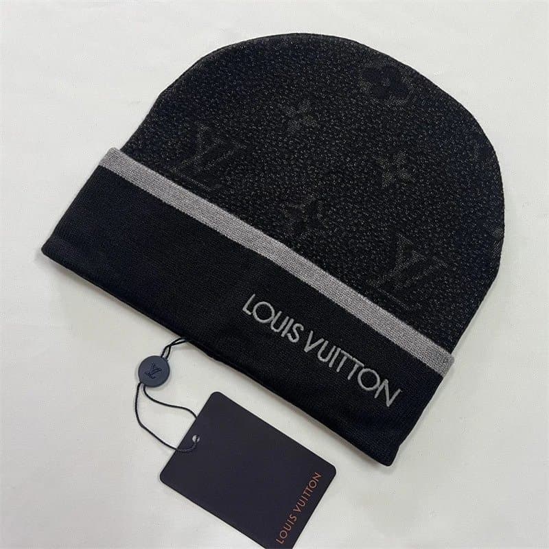 Louis Vuitton Monogram Knit Beanie LV Pattern — 4