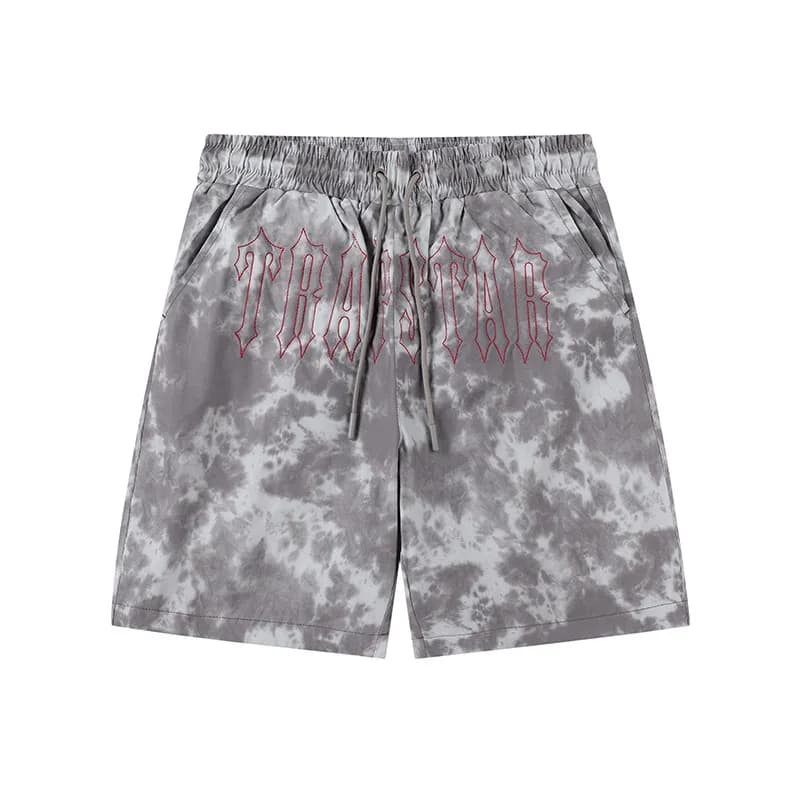 Travis Scott Logo Shorts Black with Blue Script — 731卡其色短裤