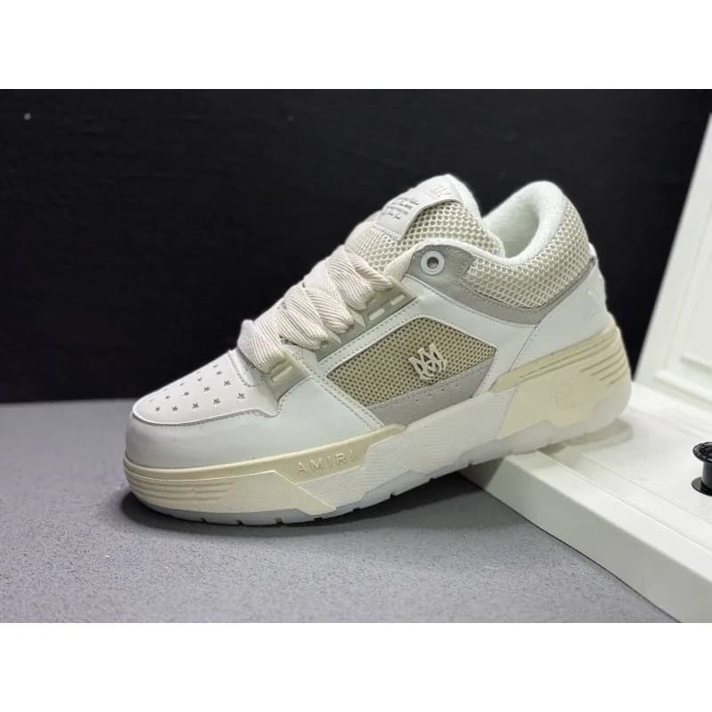 Amiri Rockstar Low Cream Mesh
