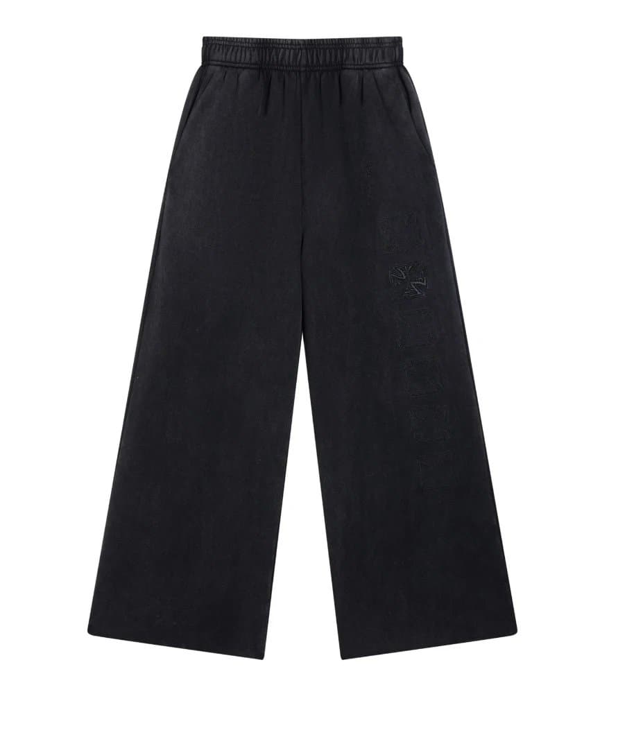 Chrome Hearts Wide-Leg Sweatpants Embroidered Logo