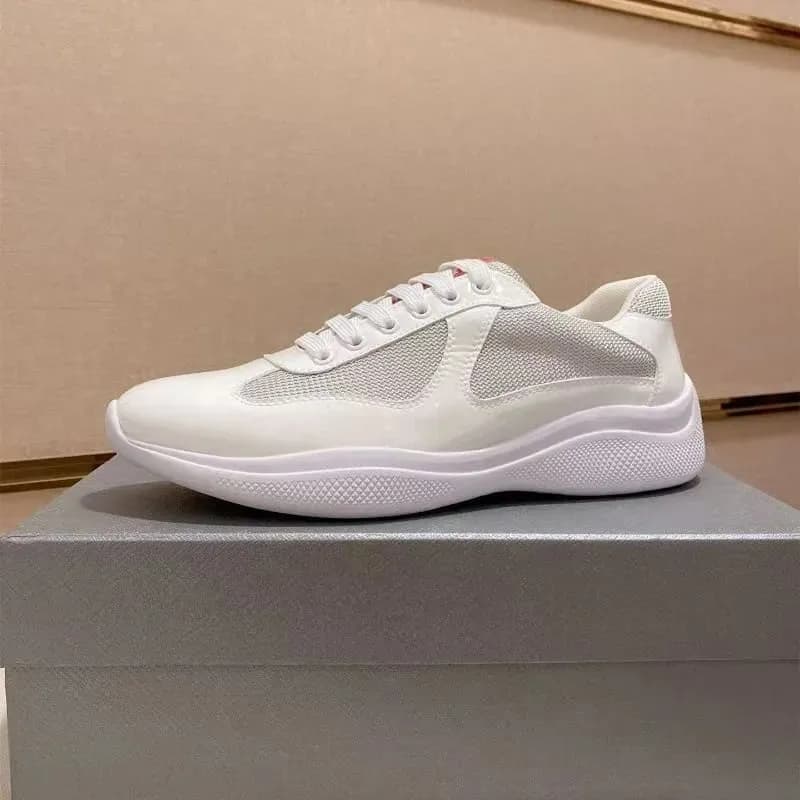Prada Linea Rossa Sneaker Glossy Patent & Mesh — 17