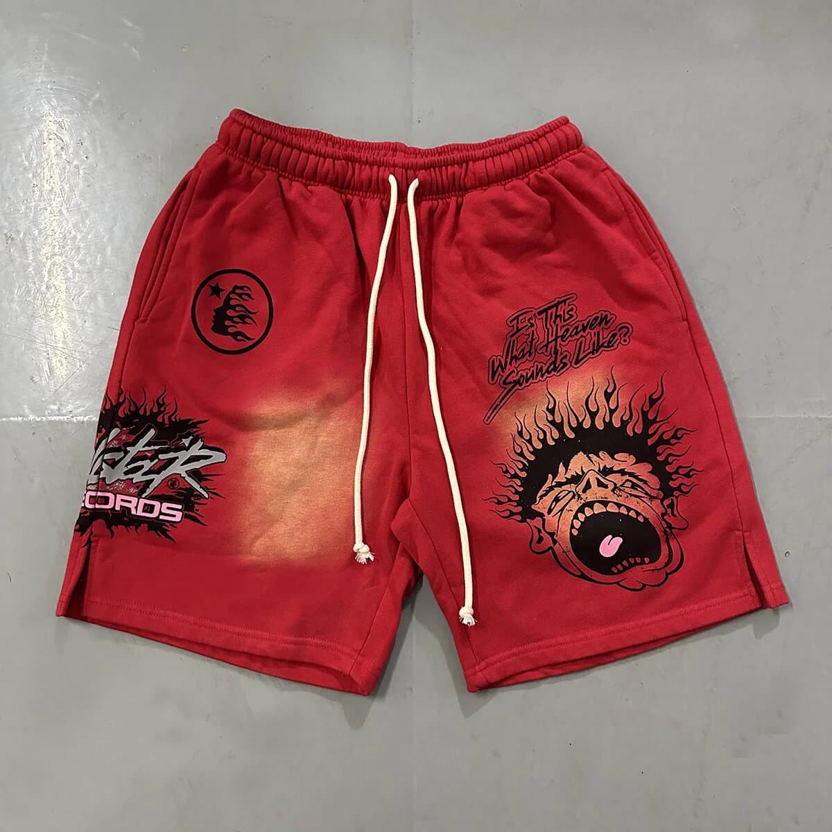 Graphic Shorts Hellstar Logo Print — DK2HY0HT