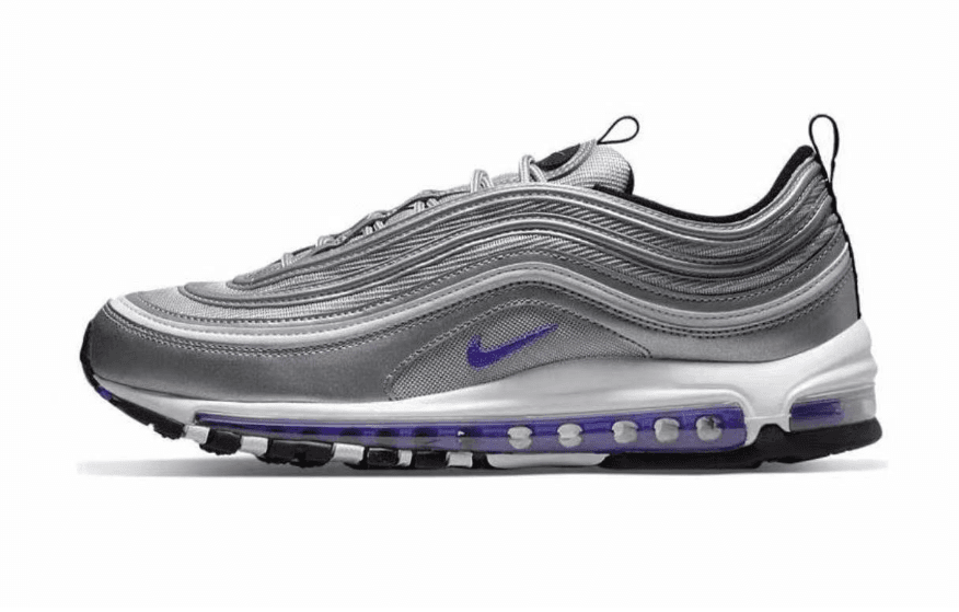 Nike Air Max 97 White Red — 银紫 DJ0717-001