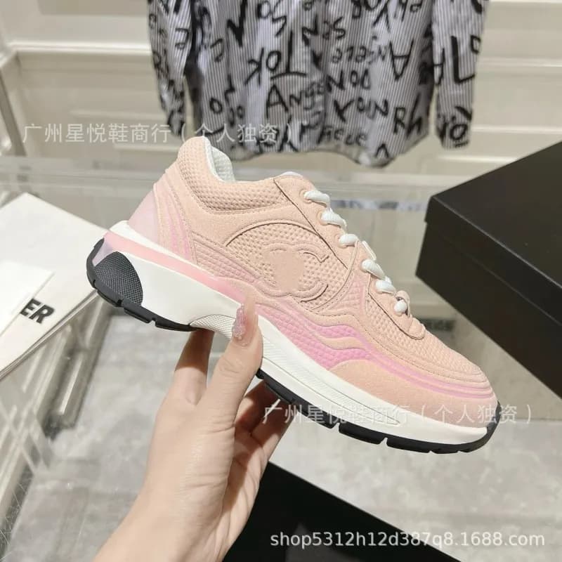 Chanel Sneaker Pink Mesh