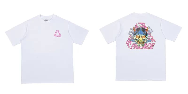 Palace Graphic Tee Multi-Character Print — 白色3983