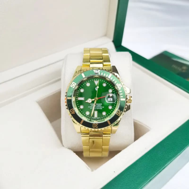 Rolex Submariner Two-Tone — 四针水鬼三株金色 绿水鬼